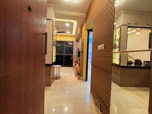 Building Lobby in 1 BHK Apartment at Lodha Crown Quality Homes, Majiwada – for Rent