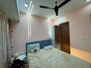 Bedroom in 1 BHK Apartment at Lodha Crown Quality Homes, Majiwada – for Rent