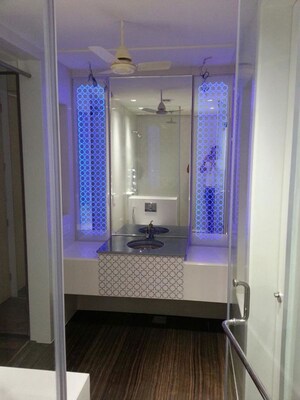 Bathroom in 3 BHK Builder Floor at Vasant Vihar – for Rent