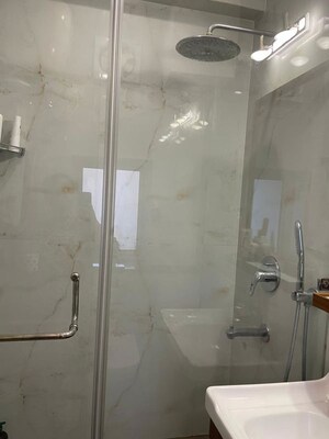 Bathroom in 3 BHK Apartment at DLF The Wellington Estate, Dlf Phase V – for Rent