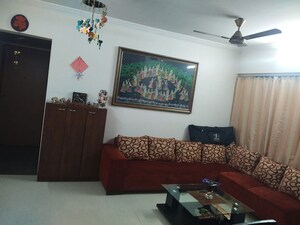 Living Room in 2 BHK Apartment at Riddhi Tower, Malad East – for Rent
