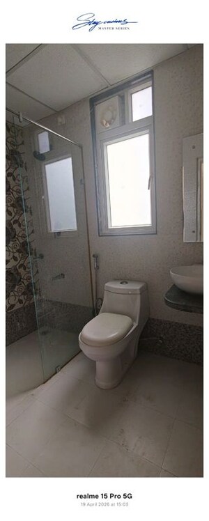 Bathroom in 3 BHK Apartment at Chandra Panorama, Sushant Golf City – for Rent