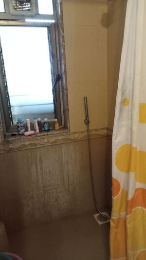 Bathroom in 3 BHK Apartment at Raheja Tipco Heights, Malad East – for Rent