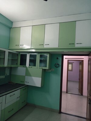 Kitchen in 2 BHK Builder Floor at Vijay Nagar – for Rent