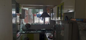 Kitchen in 2 BHK Apartment at Gera Planet Of Joy, Kharadi – for Rent