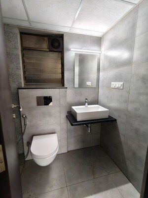 Bathroom in 1 BHK Apartment at Mahindra Alcove, Chandivali – for Rent