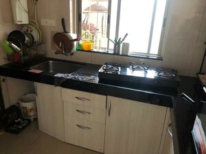 Kitchen in 3 BHK Apartment at Bhusari Colony – for Rent