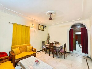 Living Room in 2 BHK Builder Floor at Vasant Kunj – for Rent