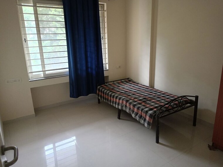 Bedroom, kumar-pinakin 3 Bedroom 1400 Sq.Ft. Apartment In Baner Pune 10591313
