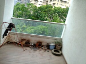 Balcony in 3 BHK Apartment at Kumar Pinakin, Baner – for Rent