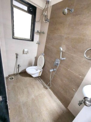 Bathroom in 2 BHK Apartment at Basera CHS, Andheri West – for Rent