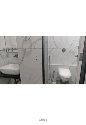 Bathroom in  Office Space at Soham Tropical Lagoon, Ghodbunder Road – for Rent