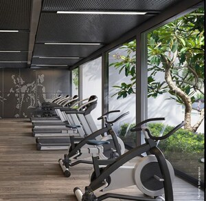 Gym in 1 BHK Apartment at Chandak 34 Park Estate, Goregaon West – for Sale