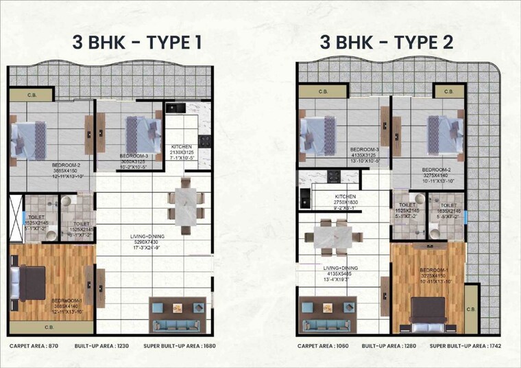 Floor Plan, kingson-green-villa-phase-2 3 Bedroom 1920 Sq.Ft. Builder Floor In Panchsheel Green Greater Noida 10591343