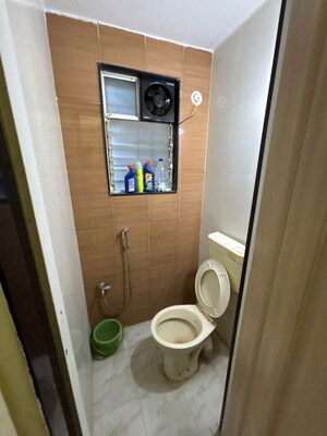Bathroom in 1 BHK Apartment at Lakshadeep Palace, Pimple Saudagar – for Rent