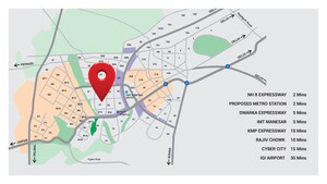  Shop – Map Location View at Landmark The Homes 81, Sector 81 - for Rent