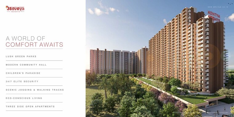 Exterior View, advitya-homes 2 Bedroom 645 Sq.Ft. Apartment In Sector 143 Faridabad 10591444