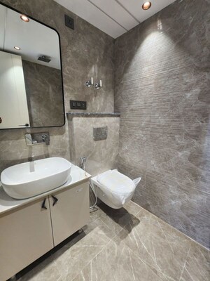 Bathroom in 3 BHK Apartment at Sector 4 Dwarka – for Rent