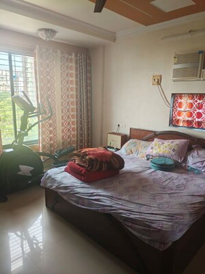 Bedroom in 3 BHK Apartment at Siddhi Gayatri Heritage, Kharghar – for Rent