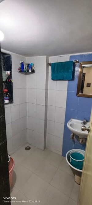 Bathroom in 1 BHK Apartment at Metropolis Rivera, Kasarvadavali – for Rent