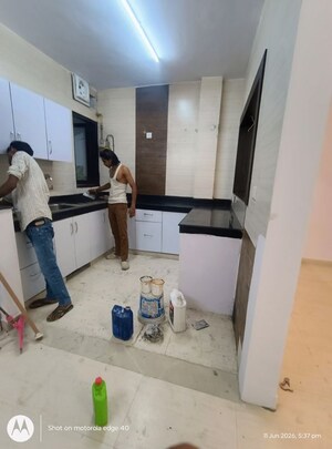 Kitchen in 2 BHK Builder Floor at Malviya Nagar – for Rent