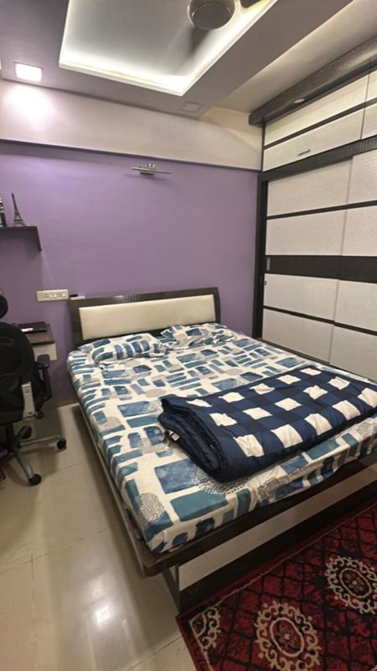 Bedroom, karan-sara 2 Bedroom 1000 Sq.Ft. Apartment In Baner Pune 10591474