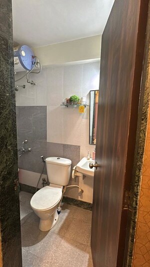 Bathroom in 2 BHK Apartment at Karan Sara, Baner – for Rent