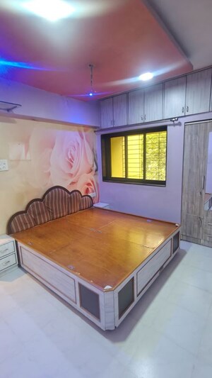 Bedroom in 1 BHK Apartment at Eden Woods complex, Manpada – for Rent