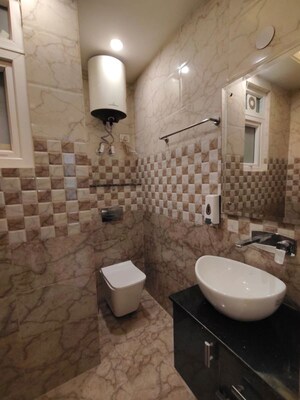 Bathroom in 3 BHK Builder Floor at Chittaranjan Park – for Rent