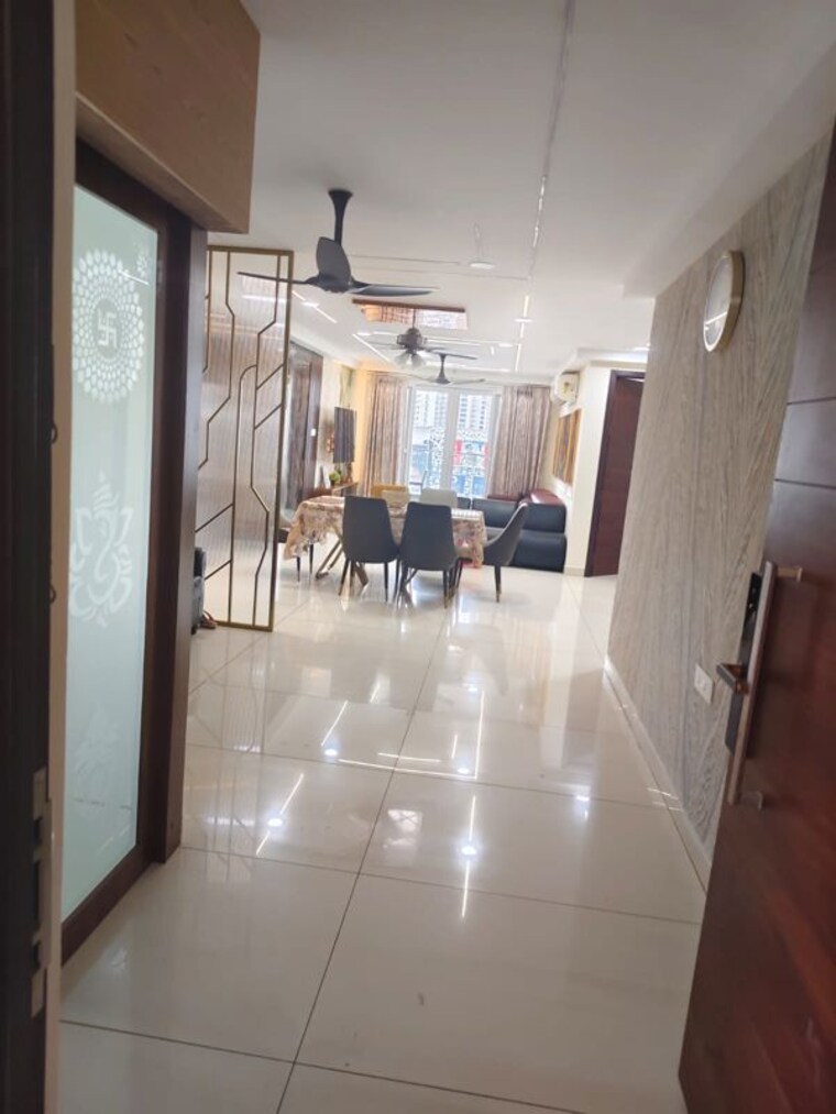 Living Room, trendset-jayabheri-elevate 3 Bedroom 2325 Sq.Ft. Apartment In Madhapur Hyderabad 10591535