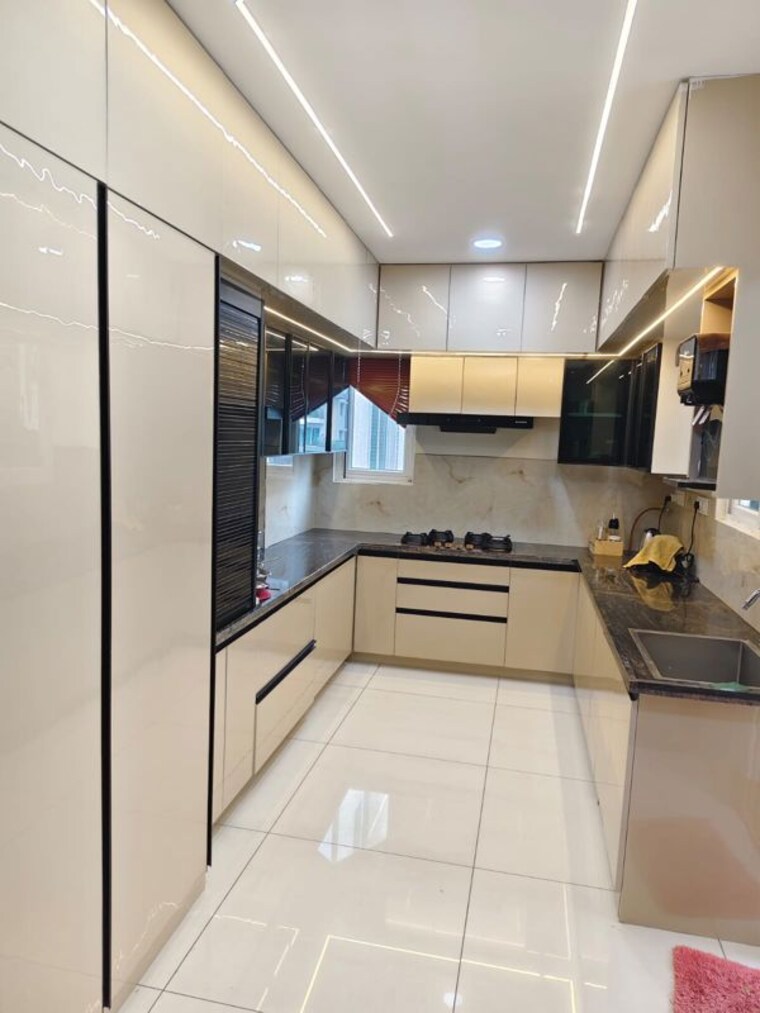 Kitchen, trendset-jayabheri-elevate 3 Bedroom 2325 Sq.Ft. Apartment In Madhapur Hyderabad 10591535