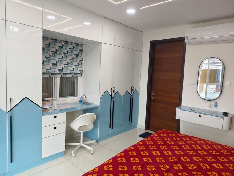 Bedroom, trendset-jayabheri-elevate 3 Bedroom 2325 Sq.Ft. Apartment In Madhapur Hyderabad 10591535