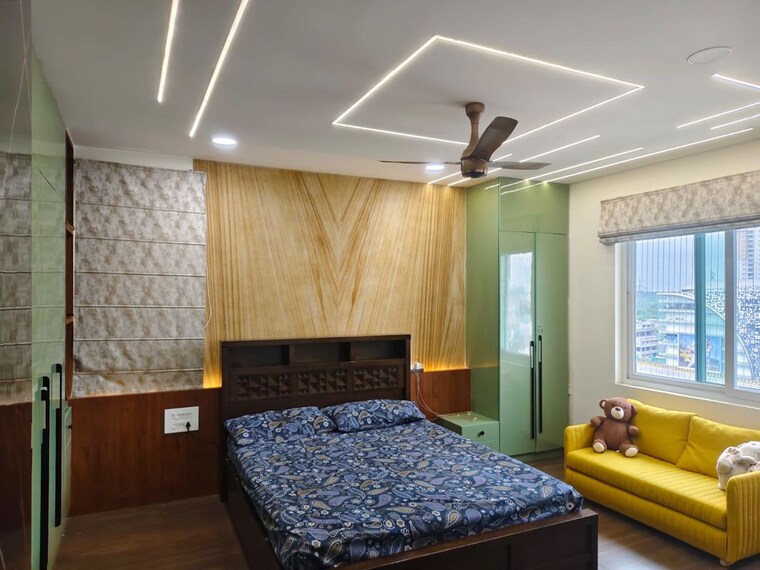 Bedroom, trendset-jayabheri-elevate 3 Bedroom 2325 Sq.Ft. Apartment In Madhapur Hyderabad 10591535