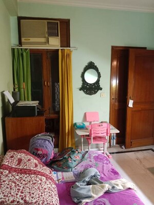 Bedroom in 3 BHK Builder Floor at Chittaranjan Park – for Sale