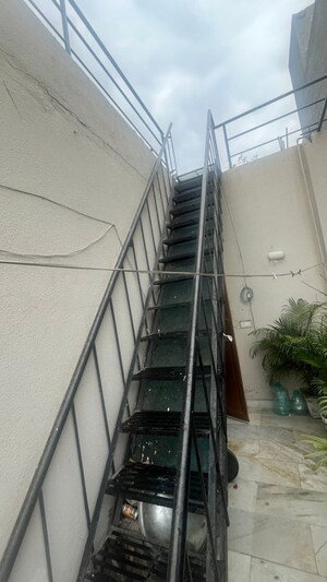 Staircase in 3 BHK Builder Floor at Chittaranjan Park – for Sale