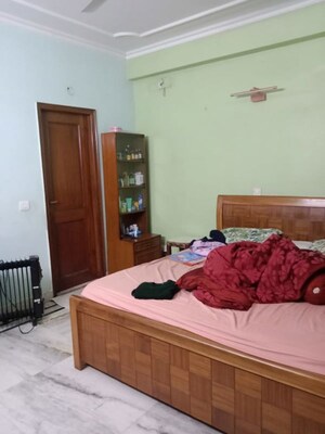 Bedroom in 3 BHK Builder Floor at Chittaranjan Park – for Sale