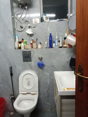 Bathroom in 3 BHK Builder Floor at Chittaranjan Park – for Sale