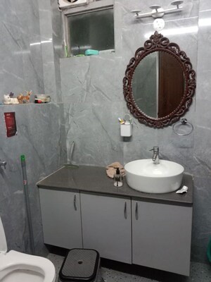Bathroom in 3 BHK Builder Floor at Chittaranjan Park – for Sale
