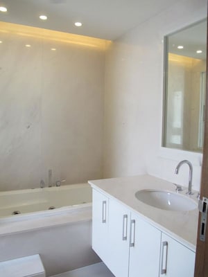 Bathroom in 3 BHK Builder Floor at Jor Bagh – for Rent