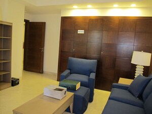 Living Room in 3 BHK Builder Floor at Jor Bagh – for Rent