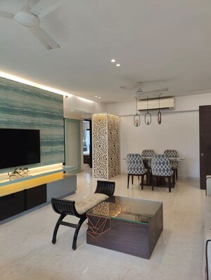 Living Room in 3 BHK Apartment at AP Florence, Khar West – for Rent