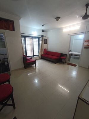 Hall in 2 BHK Apartment at Abrol Krishna Utsav, Malad West – for Rent