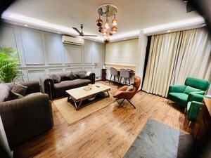 Living Room in 3 BHK Builder Floor at Greater Kailash – for Sale