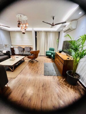 Living Room in 3 BHK Builder Floor at Greater Kailash – for Sale
