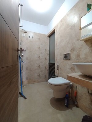 Bathroom in 2 BHK Apartment at Madhav Palacia, Ghodbunder Road – for Rent