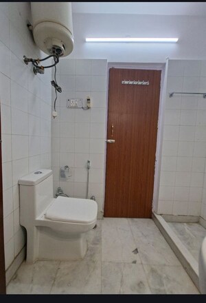 Bathroom in 3 BHK Builder Floor at Uday Park – for Rent