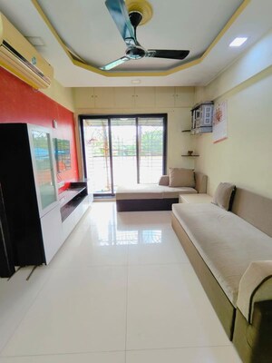 Kitchen in 1 RK Apartment at Audumbar CHS, Vasant Vihar – for Rent