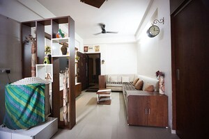 Living Room in 2 BHK Apartment at Jivraj Park – for Sale