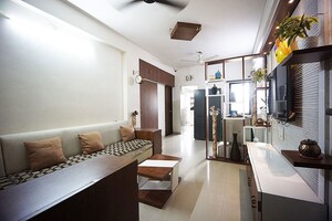 Living Room in 2 BHK Apartment at Jivraj Park – for Sale