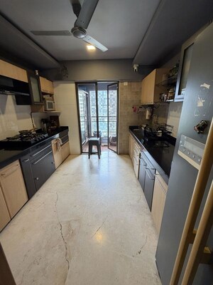 Kitchen in 4 BHK Apartment at Hicons Enclave, Khar West – for Rent